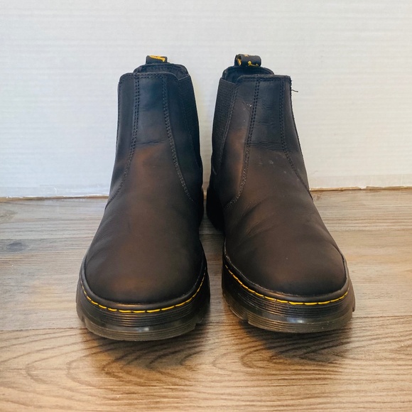Doc Martins Mens Black Leather Chelsea Boots, 10.